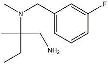 (1-amino-2-methylbutan-2-yl)[(3-fluorophenyl)methyl]methylamine Structure