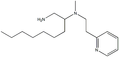 (1-aminononan-2-yl)(methyl)[2-(pyridin-2-yl)ethyl]amine Structure