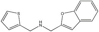 (1-benzofuran-2-ylmethyl)(thiophen-2-ylmethyl)amine Struktur