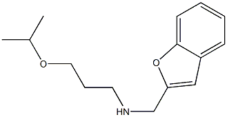  (1-benzofuran-2-ylmethyl)[3-(propan-2-yloxy)propyl]amine