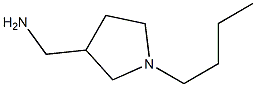 (1-butylpyrrolidin-3-yl)methylamine 化学構造式