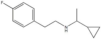 (1-cyclopropylethyl)[2-(4-fluorophenyl)ethyl]amine Struktur