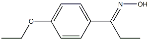 (1E)-1-(4-ethoxyphenyl)propan-1-one oxime|