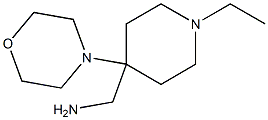 (1-ethyl-4-morpholin-4-ylpiperidin-4-yl)methylamine Struktur