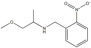 (1-methoxypropan-2-yl)[(2-nitrophenyl)methyl]amine Structure