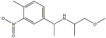 (1-methoxypropan-2-yl)[1-(4-methyl-3-nitrophenyl)ethyl]amine