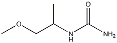 (1-methoxypropan-2-yl)urea 化学構造式
