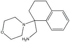 (1-morpholin-4-yl-1,2,3,4-tetrahydronaphthalen-1-yl)methylamine 化学構造式