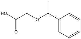 (1-phenylethoxy)acetic acid Structure