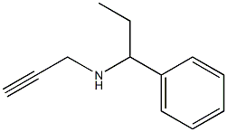 (1-phenylpropyl)(prop-2-yn-1-yl)amine Struktur