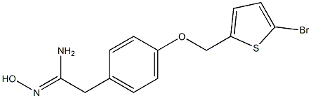 (1Z)-2-{4-[(5-bromothien-2-yl)methoxy]phenyl}-N'-hydroxyethanimidamide|