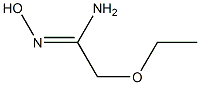 (1Z)-2-ethoxy-N'-hydroxyethanimidamide 化学構造式