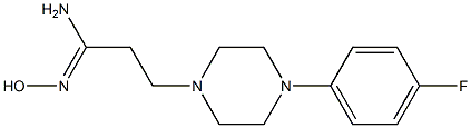(1Z)-3-[4-(4-fluorophenyl)piperazin-1-yl]-N'-hydroxypropanimidamide