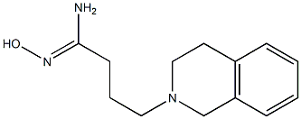 (1Z)-4-(3,4-dihydroisoquinolin-2(1H)-yl)-N'-hydroxybutanimidamide,,结构式