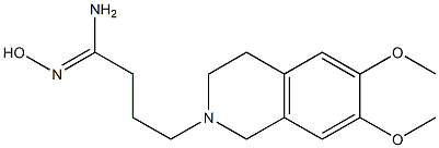 (1Z)-4-(6,7-dimethoxy-3,4-dihydroisoquinolin-2(1H)-yl)-N'-hydroxybutanimidamide