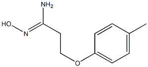 (1Z)-N'-hydroxy-3-(4-methylphenoxy)propanimidamide|