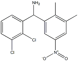 (2,3-dichlorophenyl)(2,3-dimethyl-5-nitrophenyl)methanamine