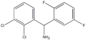 (2,3-dichlorophenyl)(2,5-difluorophenyl)methanamine Structure