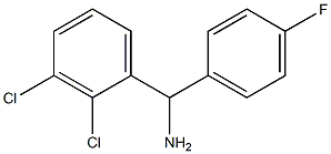 (2,3-dichlorophenyl)(4-fluorophenyl)methanamine Structure