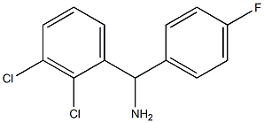 (2,3-dichlorophenyl)(4-fluorophenyl)methanamine 化学構造式