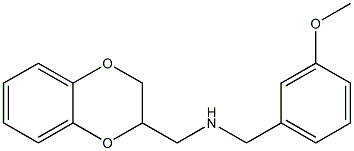 (2,3-dihydro-1,4-benzodioxin-2-ylmethyl)[(3-methoxyphenyl)methyl]amine|