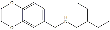 (2,3-dihydro-1,4-benzodioxin-6-ylmethyl)(2-ethylbutyl)amine Struktur