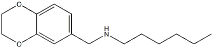 (2,3-dihydro-1,4-benzodioxin-6-ylmethyl)(hexyl)amine