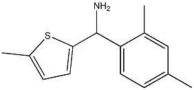(2,4-dimethylphenyl)(5-methylthiophen-2-yl)methanamine 化学構造式