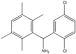 (2,5-dichlorophenyl)(2,3,5,6-tetramethylphenyl)methanamine Structure