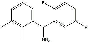 (2,5-difluorophenyl)(2,3-dimethylphenyl)methanamine,,结构式