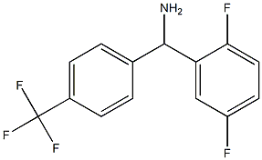 (2,5-difluorophenyl)[4-(trifluoromethyl)phenyl]methanamine