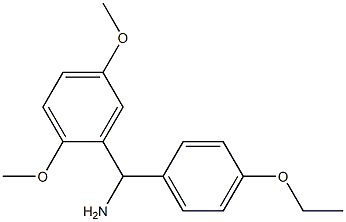 (2,5-dimethoxyphenyl)(4-ethoxyphenyl)methanamine 化学構造式