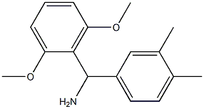 (2,6-dimethoxyphenyl)(3,4-dimethylphenyl)methanamine