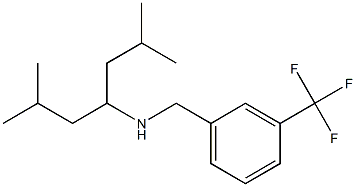 (2,6-dimethylheptan-4-yl)({[3-(trifluoromethyl)phenyl]methyl})amine