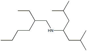 (2,6-dimethylheptan-4-yl)(2-ethylhexyl)amine 化学構造式