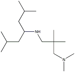 (2-{[(2,6-dimethylheptan-4-yl)amino]methyl}-2-methylpropyl)dimethylamine,,结构式