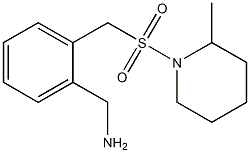 (2-{[(2-methylpiperidine-1-)sulfonyl]methyl}phenyl)methanamine Structure