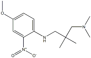 (2-{[(4-methoxy-2-nitrophenyl)amino]methyl}-2-methylpropyl)dimethylamine