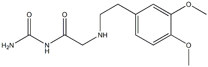 (2-{[2-(3,4-dimethoxyphenyl)ethyl]amino}acetyl)urea|