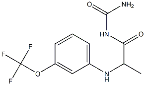 (2-{[3-(trifluoromethoxy)phenyl]amino}propanoyl)urea