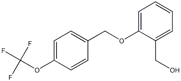 (2-{[4-(trifluoromethoxy)phenyl]methoxy}phenyl)methanol 结构式