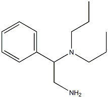 (2-amino-1-phenylethyl)dipropylamine Structure