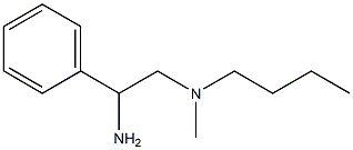 (2-amino-2-phenylethyl)(butyl)methylamine 化学構造式