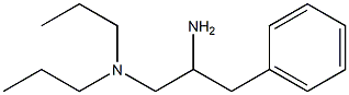 (2-amino-3-phenylpropyl)dipropylamine Structure