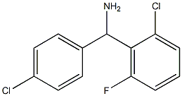 (2-chloro-6-fluorophenyl)(4-chlorophenyl)methanamine Structure