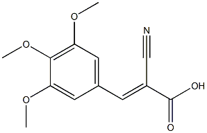 (2E)-2-cyano-3-(3,4,5-trimethoxyphenyl)acrylic acid|