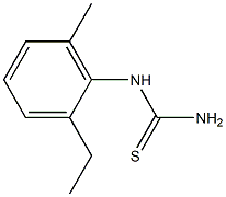 (2-ethyl-6-methylphenyl)thiourea,,结构式