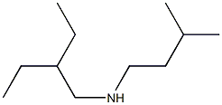 (2-ethylbutyl)(3-methylbutyl)amine Structure