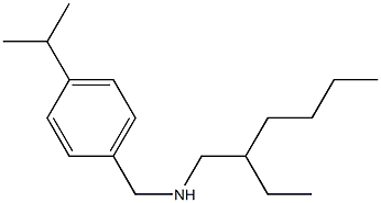 (2-ethylhexyl)({[4-(propan-2-yl)phenyl]methyl})amine Structure