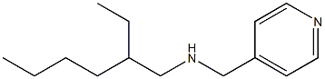 (2-ethylhexyl)(pyridin-4-ylmethyl)amine 结构式